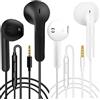 ZJXD Confezione da 2 Cuffie Wired Intrauricolari Cablate In-Ear con Cavo