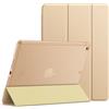 JETech Custodia per iPad 9ª/8ª/7ª Gen 10,2, Beige | Cover per 10,2 2021/2020/2019 Modello, Retro Traslucido Sottile, Supporto Tri-Pieghevole, Auto Svegliati/Sonno, Antiurto