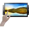 VSDISPLAY 13.3 pollici 1920x1080 industriale IPS schermo LCD H/D VGA DVI | Monitor LCD portatile di tocco con doppi altoparlanti, guscio metallico