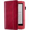 AKLiSa Custodia per Amazon Kindle (7a generazione, rilasciata nel 2014), adatta per Kindle modello WP63GW da 6, custodia protettiva leggera e intelligente (rosso)