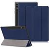 DINGGUAGUA Custodia per Samsung Galaxy Tab S9 Plus 12.4 2023 SM-X810/X816B/X818U Tablet,Cover con Funzione Supporto,Blu scuro