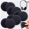 Generic 10PCS Morbido Cuffie Earpad di Ricambio Memory Foam Ear Pads Auricolare Spugna Cuscino Coperture Auricolare Manicotto Protettivo 4,5 cm