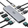 Selore&S-Global Docking Station USB C con Doppio DisplayPort, Stazione di Docking per Laptop 9 in 1 a Triplo Display con 2 DP, HDMI, 3*USB 3.0, 100W PD, Slot SD e TF, Hub Adattatore Multiporta USB C per Laptop Dell