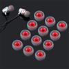 Generic 10 paia di cuscinetti auricolari di ricambio in silicone, accessori per auricolari, 12 x 9,5 x 4 mm