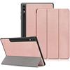 DINGGUAGUA Custodia per Samsung Galaxy Tab S9 Plus 12.4 2023 SM-X810/X816B/X818U Tablet,Cover con Funzione Supporto,Oro rosa