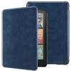 Generic Custodia per Kindle Paperwhite 7 12a generazione 2024 / Kindle Colorsoft Signature Edition, pelle PU di alta qualità, leggera custodia impermeabile con funzione di spegnimento automatico, blu navy