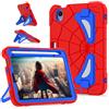 ANROD per iPad Mini 7 (A17 Pro 2024) / Mini 6 (2021) Custodia per Capretti Robusta con [Portamatite][Doppio Cavalletto] Portatile Antiurto Silicone Ibrido Copertura per Capretti (Rosso+Blu)