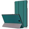 UPFKFOJZX Cover per Samsung Galaxy Tab S4 10.5 T830 T835 T837, sottile Smart Cover Stand Folio Case per Galaxy Tab S4 10.5 Tablet (verde scuro)