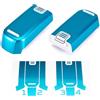 WRAPGRADE adesivi compatibili con DJI NEO Set di 2 batterie (Caribbean Blue)