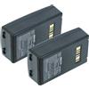 vhbw 2x batteria sostituisce Datalogic 94ACC1386, BT-26, BT-10 per lettore di codici a barre, POS (6800mAh, 3,7V, Li-Ion)