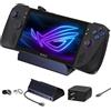 iVANKY ROG Ally Dock 8 in 1 con caricabatterie PD da 65 W, Steam Deck/Legion Go Docking Station con HDMI 2.0 4 K a 60 Hz, 3 USB-A 3.0, 100 W USB-C carica, 1 Gbps Ethernet
