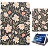 Bemoloon PU Tablet Cover per Samsung Galaxy Tab A 10.1 2016 A6/T580/T585 - Colori Vibranti & Design alla Moda, Anti-Graffio, Sblocco/Standby Automatico, Erba Nera