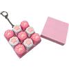 HDOYTXXM Portachiavi in silicone colorato con 9 interruttori a clic per la decorazione dell'ufficio, tastiere meccaniche, tester per interruttori