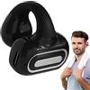 Deno Cuffie con orecchio aperto | Cuffie wireless impermeabili per conduzione ossea con clip auricolare,5.3 Auricolari aperti senza fili, auricolari e auricolari in-ear, 12 ore, per corsa, camminata