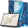 Yiernuo Custodia per Honor Pad 9 12.1 Pollici Tablet 2023,Ultra Sottile Cover con Funzione Supporto per Honor Pad 9 Tablet,Mare blu