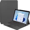 Generico DayQiQiPu Custodia per Microsoft Surface Go 4/ Go 3/ Go 2/ Go 10,5 Pollici Custodia per Tablet Ultrasottile Supporto Pieghevole, Custodia Protettiva Antiurto Multi View - Grigio
