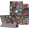 DINGGUAGUA Custodia per Lenovo Tab M10 5G 10.6 2023 TB360ZU Tablet,Ultra-sottile Cover con Funzione Supporto,Graffiti