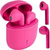 FOREVER Setty Cuffie senza fili Bluetooth 5.0 TWS Wireless Earphone Auricolari Auricolari Stereo Ricarica Wireless e Custodia di Ricarica Portatile per Android, iPhone, Samsung, Huawei (Rosa)