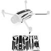 WRAPGRADE adesivi compatibili con DJI Mavic 4 Pro Accent Color (Stealth Black)