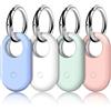 LETREEN 4 Pezzi Custodia per Samsung Galaxy SmartTag2 | Protezione in Silicone per Antiurto Progettata per Smart Tag 2 (2023) con Portachiavi per Portachiavi Portabagagli Zaino Pet