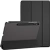 ProCase Custodia per 12.4 pollici Galaxy Tab S8+ Plus 2022/S7 FE 2021/S7+ Plus 2020 (SM-X800/X806/T730/T736/T733/T738/T970/T975/T976/T978), Smart Cover Leggero, CaseTraslucida Smerigliata -Nero