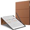 MoKo Custodia con supporto per reMarkable Paper Pro 2024 da 11,8, Marrone | Custodia a tre ante in pelle premium con portapenna, Riattivazione/Sospensione automatica