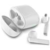 Meliconi Mysound Dart Pods - Auricolari True Wireless Bluetooth 5.3 bianchi con LED, Microfono, Sensore Touch, Easy Wear, 5h Autonomia, Case Ricarica 3x, Easy Auto-Pairing, Alta Qualità Audio