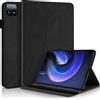 Succtopy Custodia Xiaomi Pad 6/Pad 6 Pro 11 Pollici 2023,Cover in Pelle PU Flip Portafoglio con Porta Penna Xiaomi Pad 6 11 2023,Custodia Protettiva con Slot Card Xiaomi Pad 6 Pro 11 2023,Nero