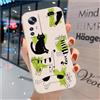hdqICase Custodia Carina Compatibile con Xiaomi 12 Lite, | Comoda Cover in TPU Morbido Bianco Animali Cartoni Case