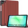 CoBak Cover per Samsung Galaxy Tab A11 2025/A9 2023 8,7 in, Rosso scuro | Custodia rigida PU+PC SM‑X230/X236B/X210/X267, 2 angoli appoggio, ritagli precisi, protezione totale, sosp‑riattivazione auto