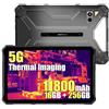 Ulefone Armor PAD 4 Ultra Thermal 5G Rugged Tablet Android 15, MTK 6300 16GB+256GB/2TB Robusto Tablet, 10.36 FHD+, 11800mAh, Fotocamera Termografica + 50MP, 2 Altoparlanti, IP68/IP69K/OTG/GPS/NFC/FM