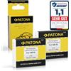 PATONA 2X Batteria per Canon NB-6L NB6L 800mAh 3.7V 3Wh | Batteria per Digital Ixus 85 95 105 200 300 PowerShot D20 S90 S95 S120 SX240 SX260 SX530 SX540 SX610 SX700 SX710 ELPH 500