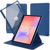 CACOE Cover Compatibile con Samsung Galaxy Tab S10/S9 FE S9 10.9 | Custodia con Samsung Galaxy Tab S10/S9 FE 10.9 S9 11 2025/2023 , S Pen Holder, 360 Gradi Rotazione Protettiva,Blu