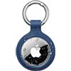 PESTON Porta AirTag, Custodie IP67 per Apple AirTag 1ª e 2ª Gen | Protezione AirTag, silicone da 2,5 mm, portachiavi in lega di zinco, per chiavi, valigie, zaini e collari, AirTag non incluso