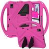 Generic Custodia per tablet per Samsung Galaxy Tab S6 lite 10.4 pollici (2020/2022) P615/P610/P613/P619, manico durevole per bambini con supporto leggero antiurto custodia protettiva rosa rosso