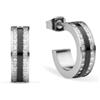 BERING Women's Stainless Steel | Hoop Earrings 723