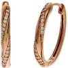 Brilio Silver Anello Decent Bronze Rings with Clear Zircons EA661R sBS2682 Marca, Estándar, Metallo Non prezioso, Nessuna Pietra preziosa