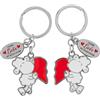 Sheepworld 47329 - Set di ciondoli per due amore, 8,5 cm, in confezione regalo, multicolore, lunghezza