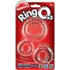 Screaming O 3 cockrings trasparente RNGO-3P-C-101 - Transparent, TU