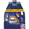 Dash Power+ Extra Smacchiante, Detersivo Lavatrice, 68 Lavaggi. | Rimuove macchie secche da 7 giorni, con 3 additivi integrati