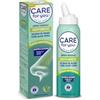CARE FOR YOU Spray Nasale Isotonico 100% Acqua di Mare con Aloe Vera - Pulizia Quotidiana del Naso - Idrata, Protegge e Favorisce l'Eliminazione del Muco - Senza Gas Propellenti e Conservanti, 120 ml