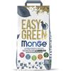 Monge Lettiera Agglomerante Vegetale Easy Green Con Carboni Attivi 10 lt 3,8 kg