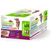 TRAINER Natural Trainer Sterilised Cat Bocconcini Multipack 24 bustine 85 gr (12 Merluzzo + 12 Tacchino) Umido Gatti