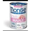 Monge Solo Maiale Monoproteico 400 gr Umido per Cani