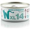 Natural Code XL 14 Manzo e Prosciutto 170 gr Per Gatti