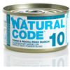 Natural Code 10 Tonno e Piccoli Pesci Bianchi 85 gr Per Gatti