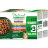 TRAINER Natural Trainer Sterilised Straccetti Multipack 12 bustine 85 gr (Manzo, Salmone, Pollo, Tonno) Umido Gatti