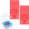 Generic 2 strumenti RCM Jig per console interruttori, clip caricatore RCM strumento di cortocircuito per modding e modalità di recupero (rosso)
