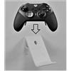 3D Cabin Supporto da parete per controller Xbox One serie ELITE 1 e 2, supporto per montaggio: bianco