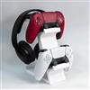 Generic Supporto per controller da tavolo per PS4/PS5/Xbox ONE/Switch Pro/cuffie, organizer per controller, accessori da gioco (bianco)